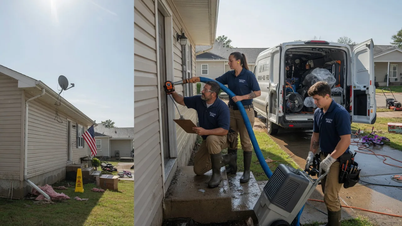 Ceiling Water Damage Restoration in Indianola, IL near me